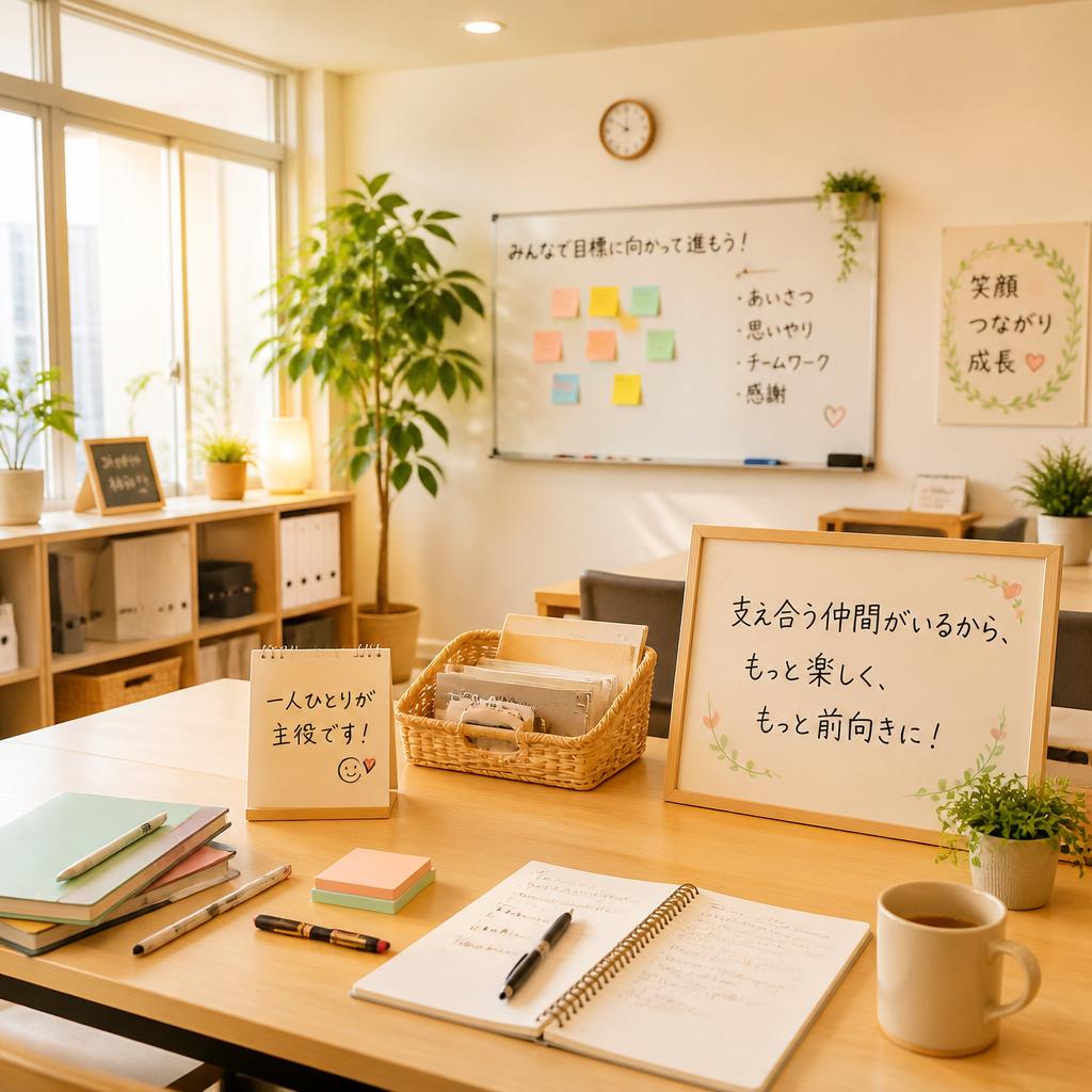 笑顔あふれる職場環境